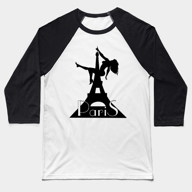 Paris Baseball T-Shirt by HelenaCooper